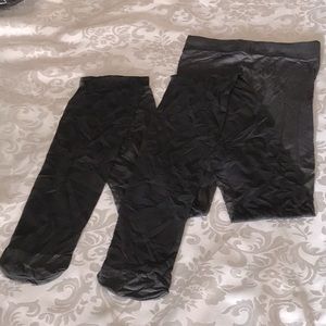 Women’s black sheer tights.  New